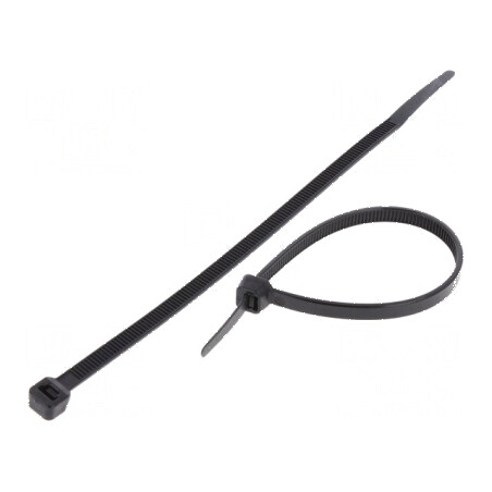Colier de strângere poliamidă 160mm negru 215,5N | Electronic-mag.ro | Componente Electronice