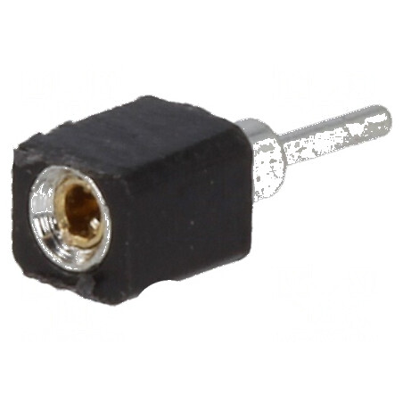 Conector şiruri pini soclu mamă 1 contact întors THT | Electronic-mag.ro | Componente Electronice