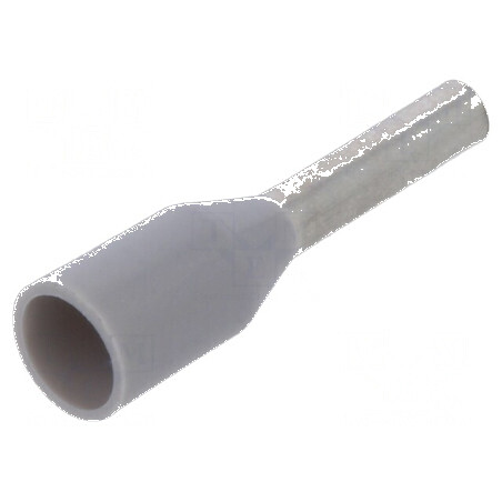 Vârf tub de capăt izolată cupru 0,75mm2 6mm gri | Electronic-mag.ro | Componente Electronice