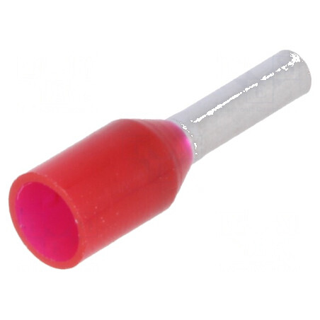Vârf tub de capăt izolată cupru 1mm2 6mm cositorit crimpat | Electronic-mag.ro | Componente Electronice