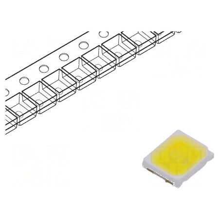 LED Alb Rece 5700-6500K 115-125lm 120° 100mA 8,4-10,4VDC | Electronic-mag.ro | Componente Electronice