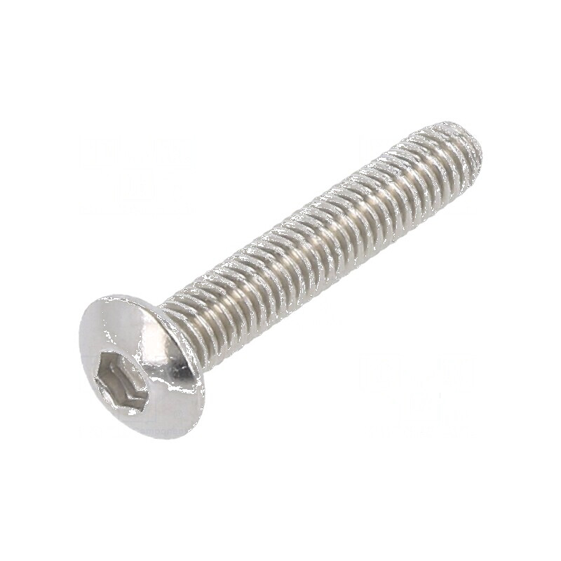 Șurub M3x16 Cap buton imbus HEX 2mm oțel inoxidabil A2 | Electronic-mag.ro | Componente Electronice Șurub M3x16 Cap buton imbus HEX 2mm oțel inoxidabil A2 | Electronic-mag.ro | Componente Electronice