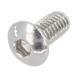 Şurub M4x8 Cap imbus HEX 2,5mm oțel inoxidabil A2 | Electronic-mag.ro | Componente Electronice