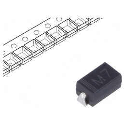 Diodă redresoare SMD 1kV 1A SMA Ufmax 1,1V Ifsm 30A | Electronic-mag.ro | Componente Electronice