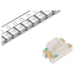 LED SMD 0805 Albastru 100-160mcd 20mA 120° 2x1,25x1,1mm | Electronic-mag.ro | Componente Electronice