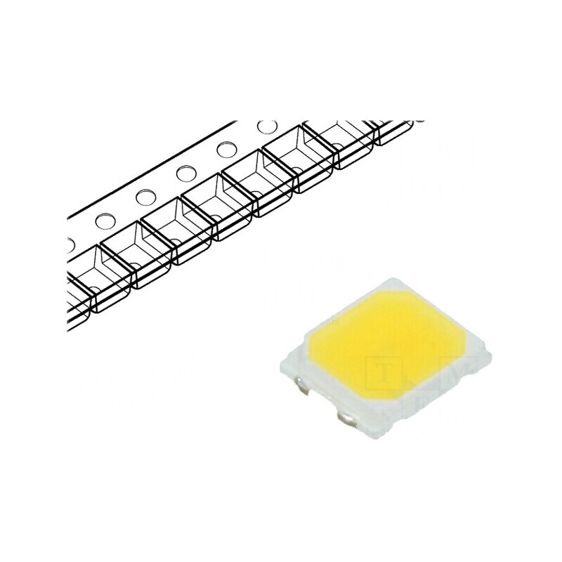 LED SMD 2835 Alb Neutru 4000K 24-30lm 120° 60mA | Electronic-mag.ro | Componente Electronice