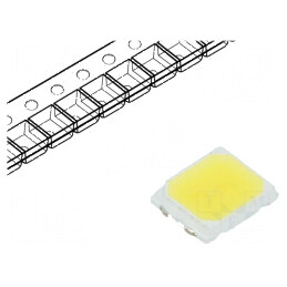 Banda LED SMD 2835 alb rece 5000K 24÷30lm 120° 60mA 60m | Electronic-mag.ro | Componente Electronice
