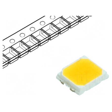 Banda LED SMD 2835 alb rece 6500K 24÷30lm 120° 60mA 60m | Electronic-mag.ro | Componente Electronice