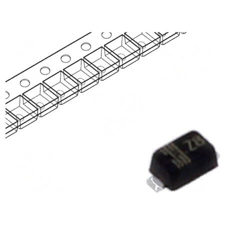 Diodă Zener 0,3W 30V 6mA SMD SOD523F | Electronic-mag.ro | Componente Electronice