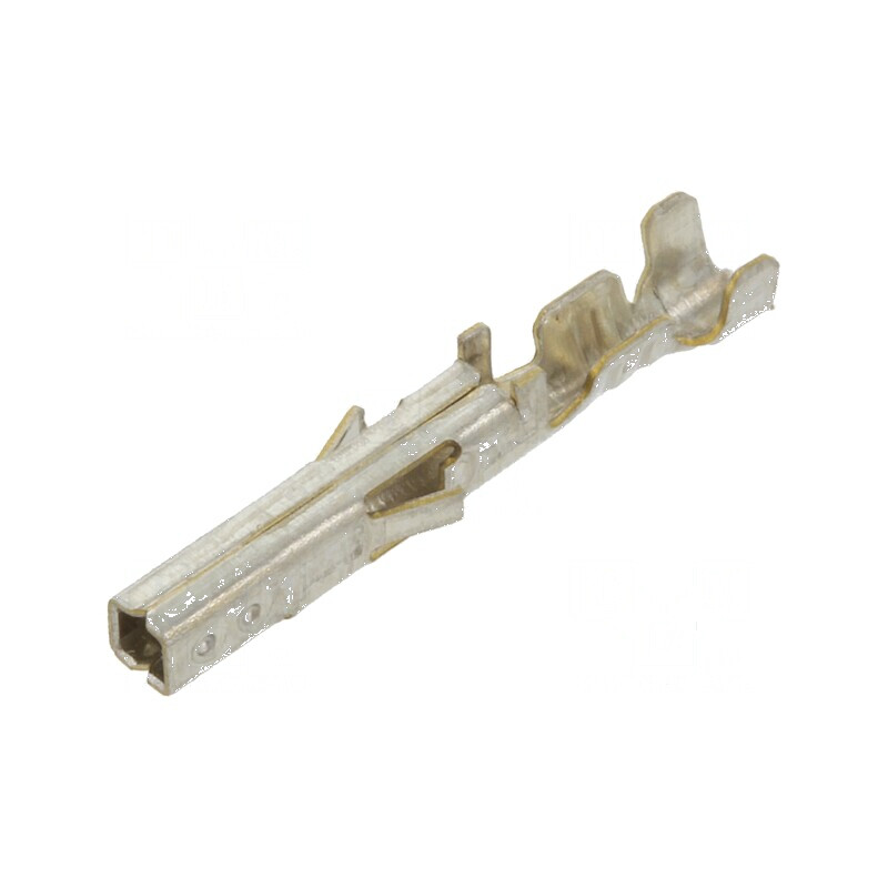 Pin mamă alamă cositorit 24AWG 0,2-0,32mm2 crimpat | Electronic-mag.ro | Componente Electronice