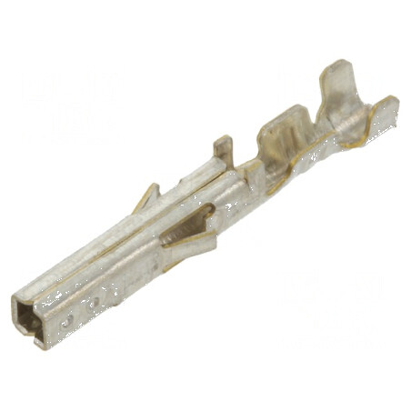 Pin mamă alamă cositorit 24AWG 0,2-0,32mm2 crimpat | Electronic-mag.ro | Componente Electronice