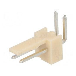 Conector cablu-placă soclu tată NS25 2,54mm PIN 2 THT 250V | Electronic-mag.ro | Componente Electronice