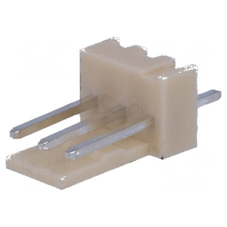 Conector cablu-placă soclu tată NS25 2,54mm 3 PIN THT 250V | Electronic-mag.ro | Componente Electronice