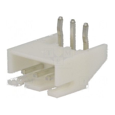 Conector cablu-placă soclu tată A2501 2,5mm 3 PIN THT 250V | Electronic-mag.ro | Componente Electronice