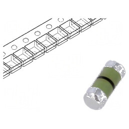 Rezistor SMD 0204 MiniMELF 0Ω 250mW Ø1,4x3,6mm | Electronic-mag.ro | Componente Electronice