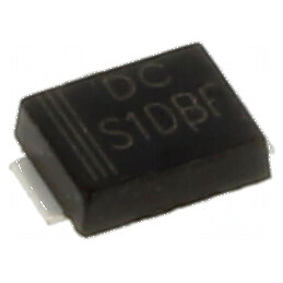 Diodă redresoare SMD 200V 1A SMB flat Ufmax 1,1V Ifsm 30A | Electronic-mag.ro | Componente Electronice