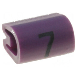Markere Marcaj PVC Violet 7mm 45°÷70°C | Electronic-mag.ro | Componente Electronice