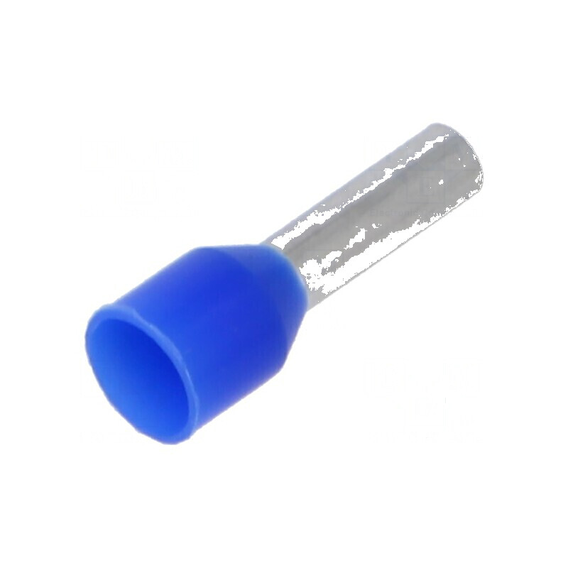 Vârf izolată cupru 2,5mm2 8mm, tub de capăt crimpat | Electronic-mag.ro | Componente Electronice