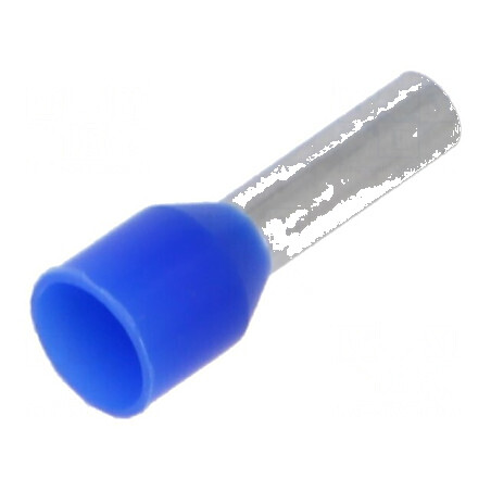 Vârf izolată cupru 2,5mm2 8mm, tub de capăt crimpat | Electronic-mag.ro | Componente Electronice