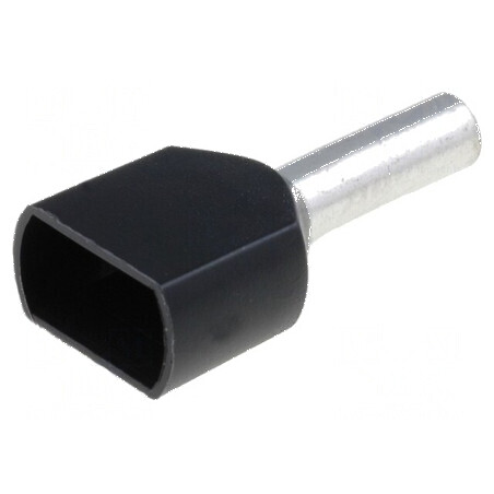 Vârf tub de capăt izolată dublă cupru 1,5mm² 8mm cositorit | Electronic-mag.ro | Componente Electronice