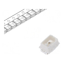 LED SMD 2014 Mini PLCC2 Portocalie 180-430mcd 2x1,4x1,3mm | Electronic-mag.ro | Componente Electronice