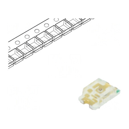 LED SMD 0805 roșie 20-90mcd 1,8-2,4V 20mA 140° | Electronic-mag.ro | Componente Electronice