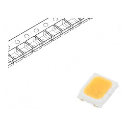 LED SMD 2835 PLCC2 Alb Cald 12-18lm 2568-2753K 120° 60mA | Electronic-mag.ro | Componente Electronice