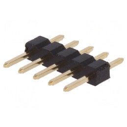 Conector şir pini tată 5 pini 2mm THT 1x5 | Electronic-mag.ro | Componente Electronice