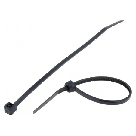 Colier de strângere poliamidă 150mm negru 3,6mm 176,5N | Electronic-mag.ro | Componente Electronice