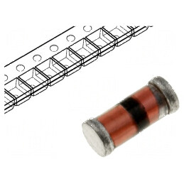 Diodă SMD 75V 0,15A MiniMELF 4ns Glass Ufmax 1V | Electronic-mag.ro | Componente Electronice