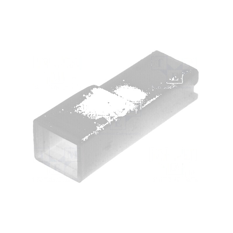 Carcase terminale mamă 4,8mm pentru conectori, 1 pistă | Electronic-mag.ro | Componente Electronice