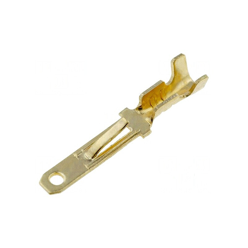 Terminal plat 2,8mm aurit cu clichet tată 0,5-1mm2 | Electronic-mag.ro | Componente Electronice