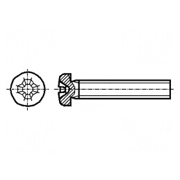 Şurub M2,5x10mm Cap Rotund Phillips PH1 Oţel Zincat | Electronic-mag.ro | Componente Electronice