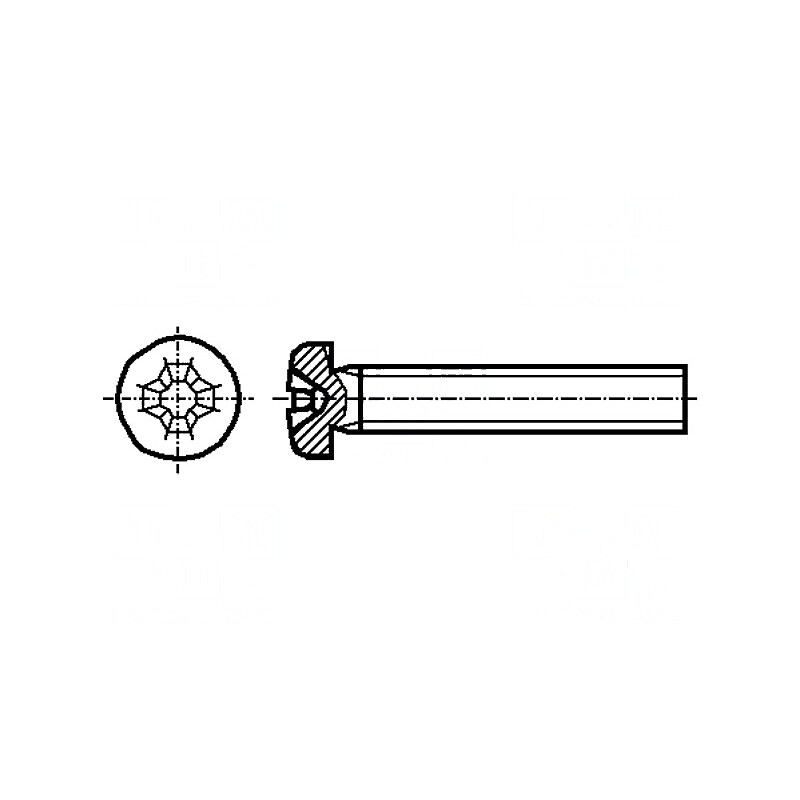 Şurub M2,5x10mm Cap Rotund Phillips PH1 Oţel Zincat | Electronic-mag.ro | Componente Electronice
