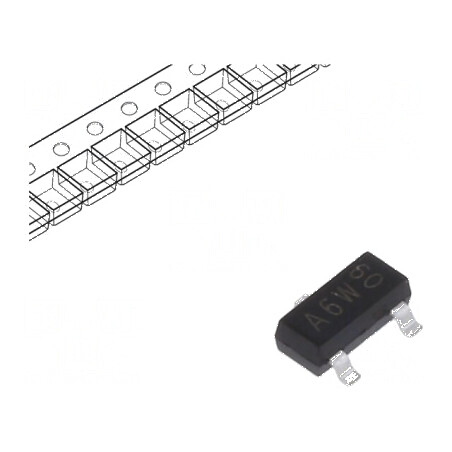Diodă SMD 100V 215mA 4ns SOT23 Ufmax 1,25V Ifsm 4A | Electronic-mag.ro | Componente Electronice