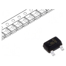Diodă SMD 100V 0,15A 4ns SOT323 Ufmax 1,25V | Electronic-mag.ro | Componente Electronice