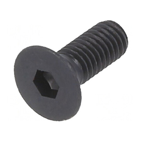 Şurub M3x8 Cap îngropat imbus HEX 2mm oţel negru | Electronic-mag.ro | Componente Electronice
