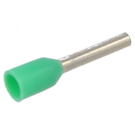 Vârf tub capăt izolată cupru 0,34mm2 6mm verde | Electronic-mag.ro | Componente Electronice