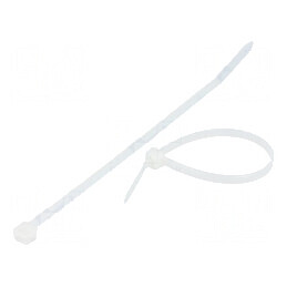 Colier de strângere poliamidă 140mm 3,6mm 180N naturală | Electronic-mag.ro | Componente Electronice