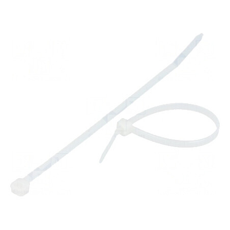 Colier de strângere poliamidă 140mm 3,6mm 180N naturală | Electronic-mag.ro | Componente Electronice
