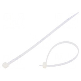 Colier de strângere poliamidă 140mm 80N naturală | Electronic-mag.ro | Componente Electronice