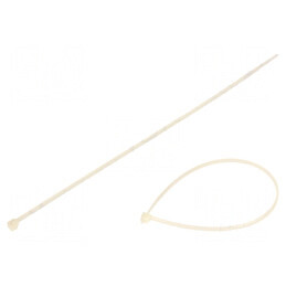 Colier de strângere poliamidă 80N 200mm x 2,5mm natural | Electronic-mag.ro | Componente Electronice