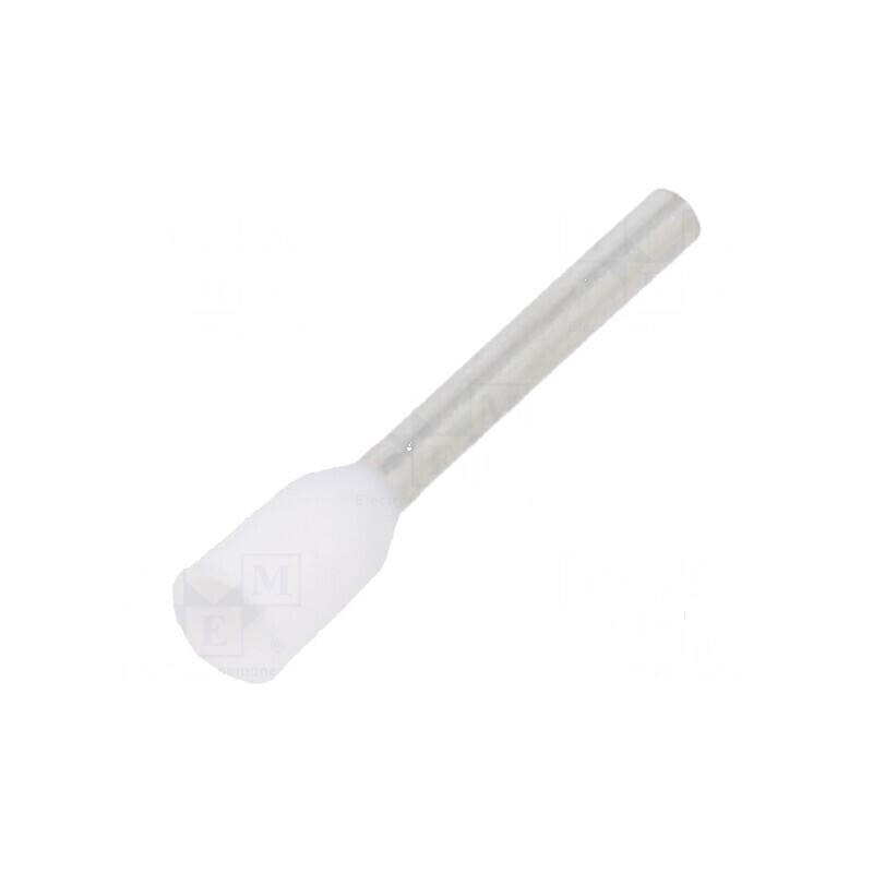 Vârf tub de capăt izolată cupru 0,75mm² 12mm cositorit albă | Electronic-mag.ro | Componente Electronice Vârf tub de capăt izolată cupru 0,75mm² 12mm cositorit albă | Electronic-mag.ro | Componente Electronice