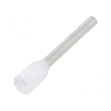 Vârf tub de capăt izolată cupru 0,75mm² 12mm cositorit albă | Electronic-mag.ro | Componente Electronice