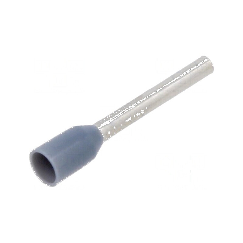 Vârf tub capăt izolată cupru 0,75mm² 12mm cositorit gri | Electronic-mag.ro | Componente Electronice Vârf tub capăt izolată cupru 0,75mm² 12mm cositorit gri | Electronic-mag.ro | Componente Electronice