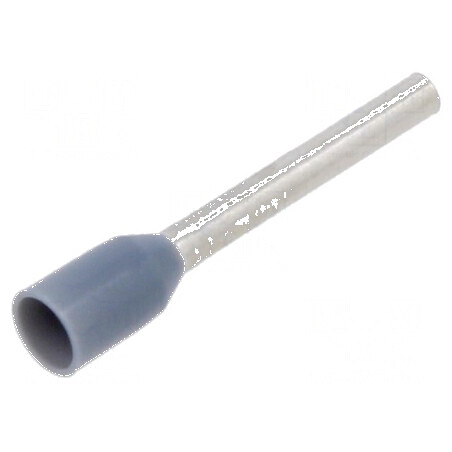 Vârf tub capăt izolată cupru 0,75mm² 12mm cositorit gri | Electronic-mag.ro | Componente Electronice