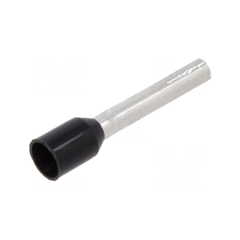 Vârf tub capăt izolat cupru 1,5mm2 12mm cositorit negru | Electronic-mag.ro | Componente Electronice Vârf tub capăt izolat cupru 1,5mm2 12mm cositorit negru | Electronic-mag.ro | Componente Electronice