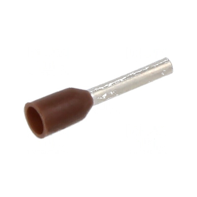 Vârf tub de capăt izolată cupru 0,14mm2 6mm cositorit maro | Electronic-mag.ro | Componente Electronice Vârf tub de capăt izolată cupru 0,14mm2 6mm cositorit maro | Electronic-mag.ro | Componente Electronice