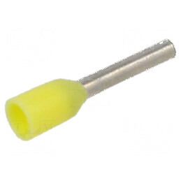 Vârf tub de capăt izolată cupru 0,25mm2 6mm cositorit 24AWG | Electronic-mag.ro | Componente Electronice