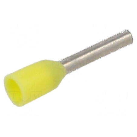 Vârf tub de capăt izolată cupru 0,25mm2 6mm cositorit 24AWG | Electronic-mag.ro | Componente Electronice